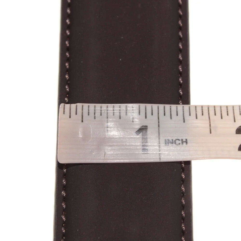 Di Bianco NWT Cut to Size Dress Belt In Solid Brown Leather One Size